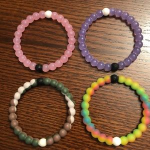 Four Lokai Bracelets